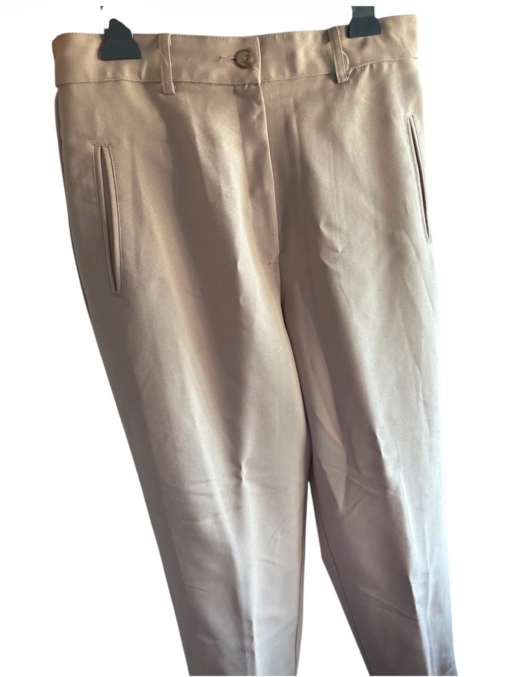 Sag Harbor Tan Career Slacks with Clean Front